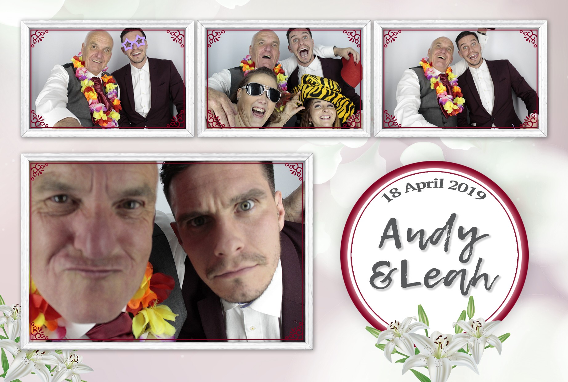 Andy & Leah's Wedding | View more photos from the event at gallery.myphotoboothexperience.co.uk/u/MyPhotoBoothExperienceLtd/Andy-Leahs-Wedding